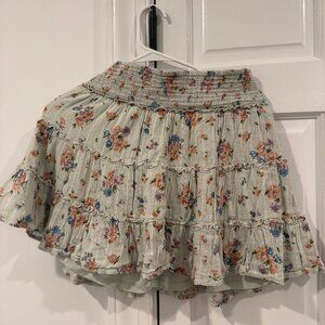 American Eagle High-Waisted Ruffle Skirt